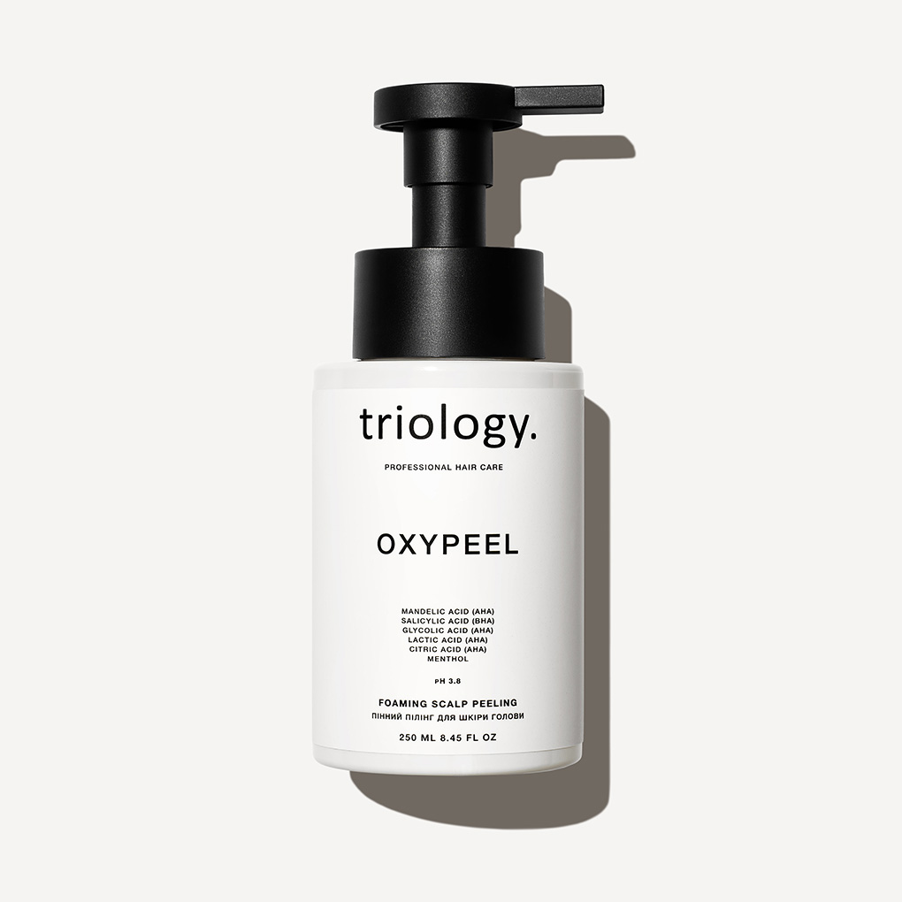 Пінний пілінг для шкіри голови Oxypeel Triology.